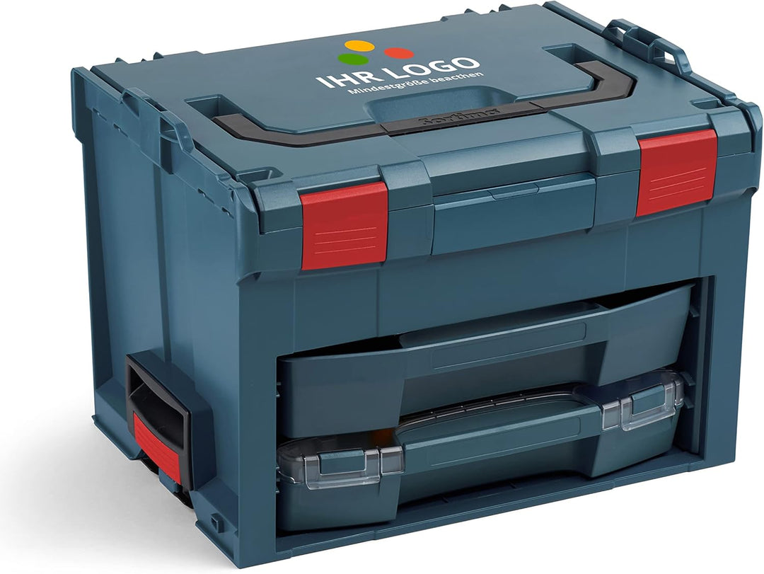 Bosch Sortimo L-BOXX Set Professional Blau | Anpassbar mit Logo | L-BOXX 102, 238 &amp; LS-BOXX 306 inkl