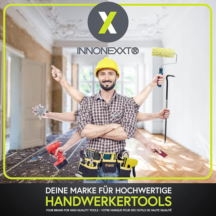 INNONEXXT® Premium Spanplattenschrauben | 3,0 x 20 mm | Fräsrippen | Cut-Spitze | Terrassenschrauben
