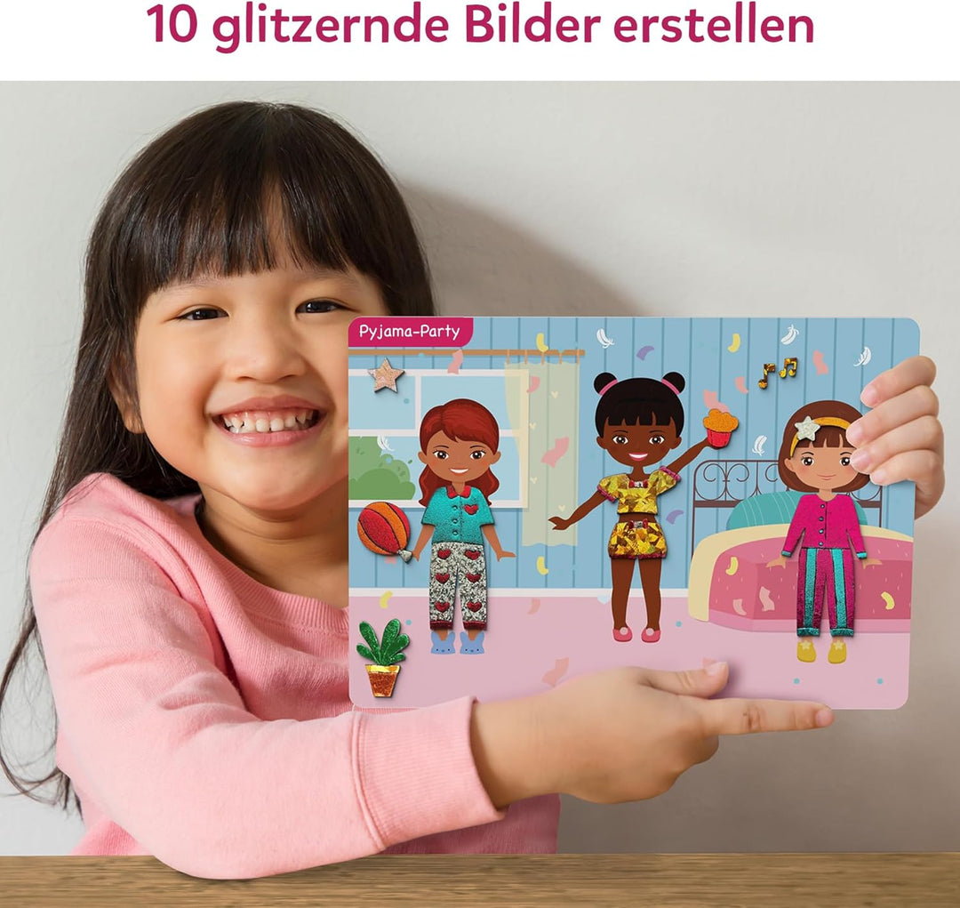 Skillmatics Kunst & Bastelaktivität- Folienspass Verkleide die Figuren, Schmutzfreie Kunst für Kinde
