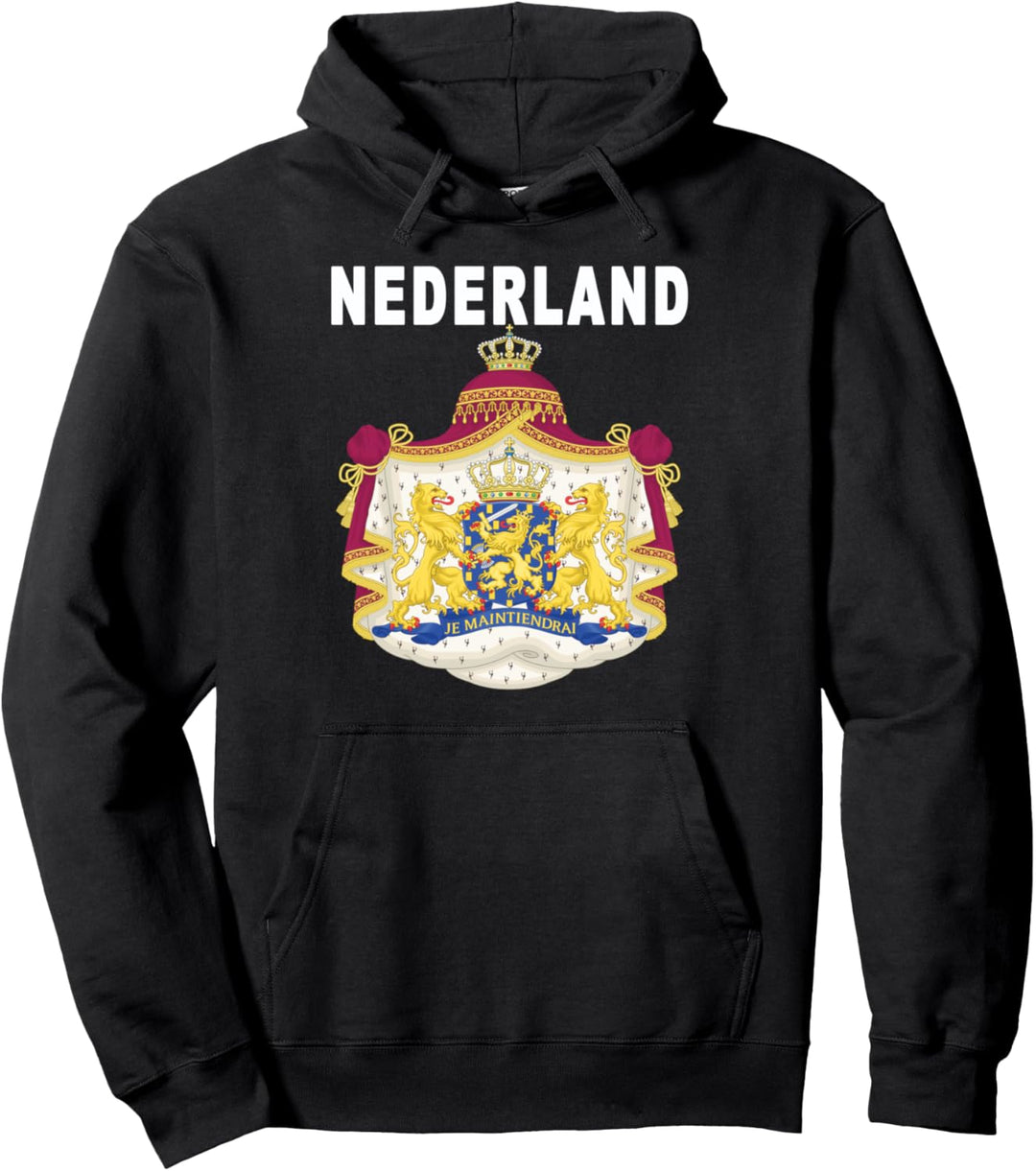 niederländisches Andenken - Nederland-Emblem-Design Pullover Hoodie