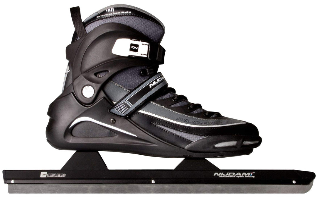 Schreuders Sport Unisex-Erwachsene Nijdam Pro-Line Semi-Softboot Speed Skate, Schwarz/Anthrazit, Grö