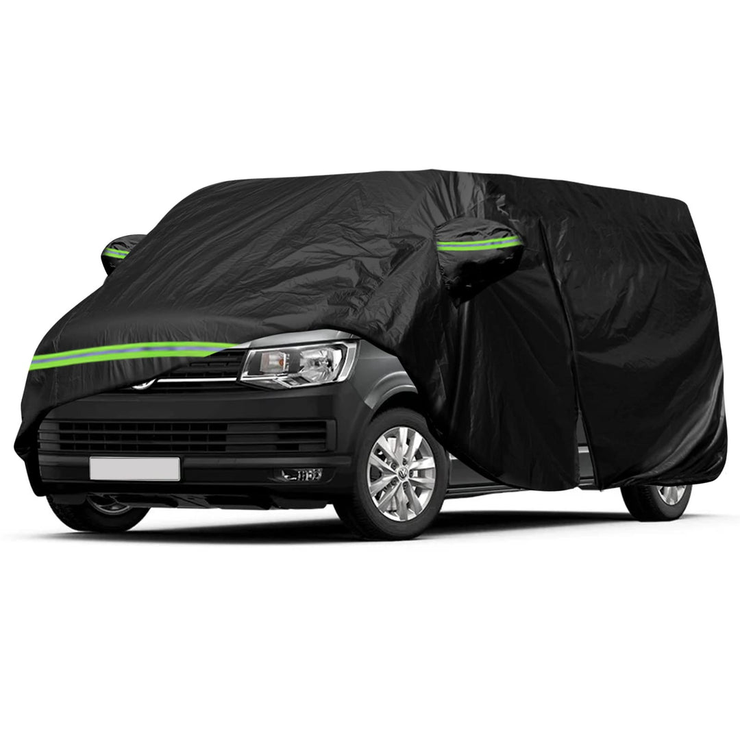 Autoabdeckung Ersatz für VW T5 T6 LWB, Wetterfeste UV-beständige Autoabdeckung Vollgarage Ersatz für