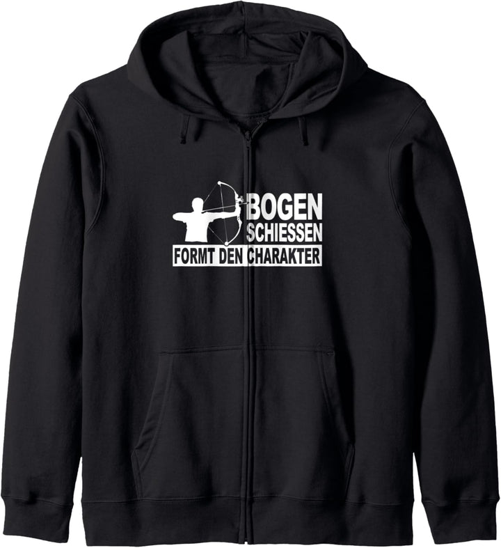 Bogensport Bogensportler Bogen Compoundbogen Bogenschiessen Kapuzenjacke