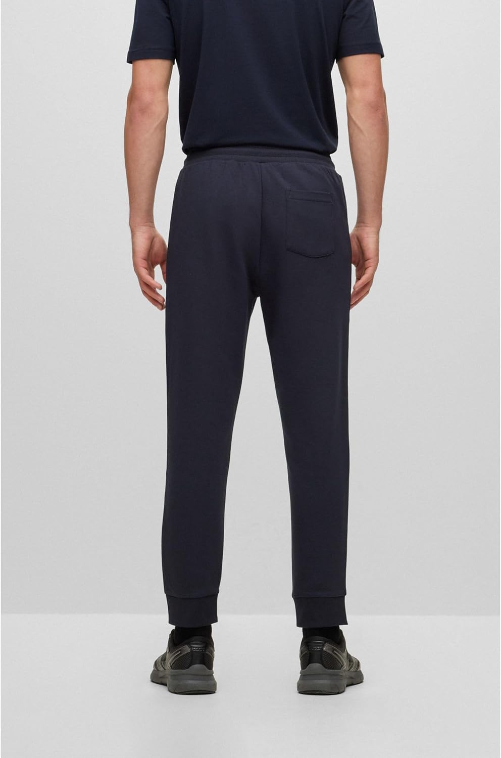 BOSS Herren Hadiko 1 Jogginghose aus Baumwoll-Mix mit HD-Logo-Print XXL Dark Blue402, XXL Dark Blue4