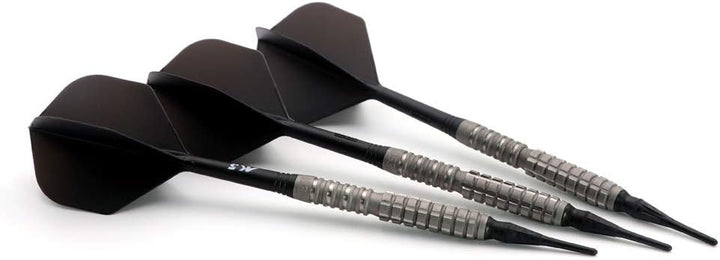 CUESOUL Dazzling 20g Soft Tip 90% Wolfram Dart Set Mattierte Oberfläche mit ROST Flügen CSDZ-DZR0220