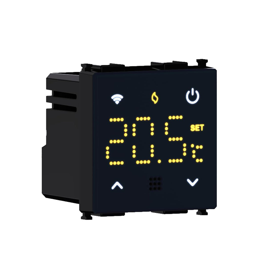 Elektronova TUYA WLAN-Thermostat, programmierbares Modul, 2P, 240 V, Touch-Display mit Hintergrundbe