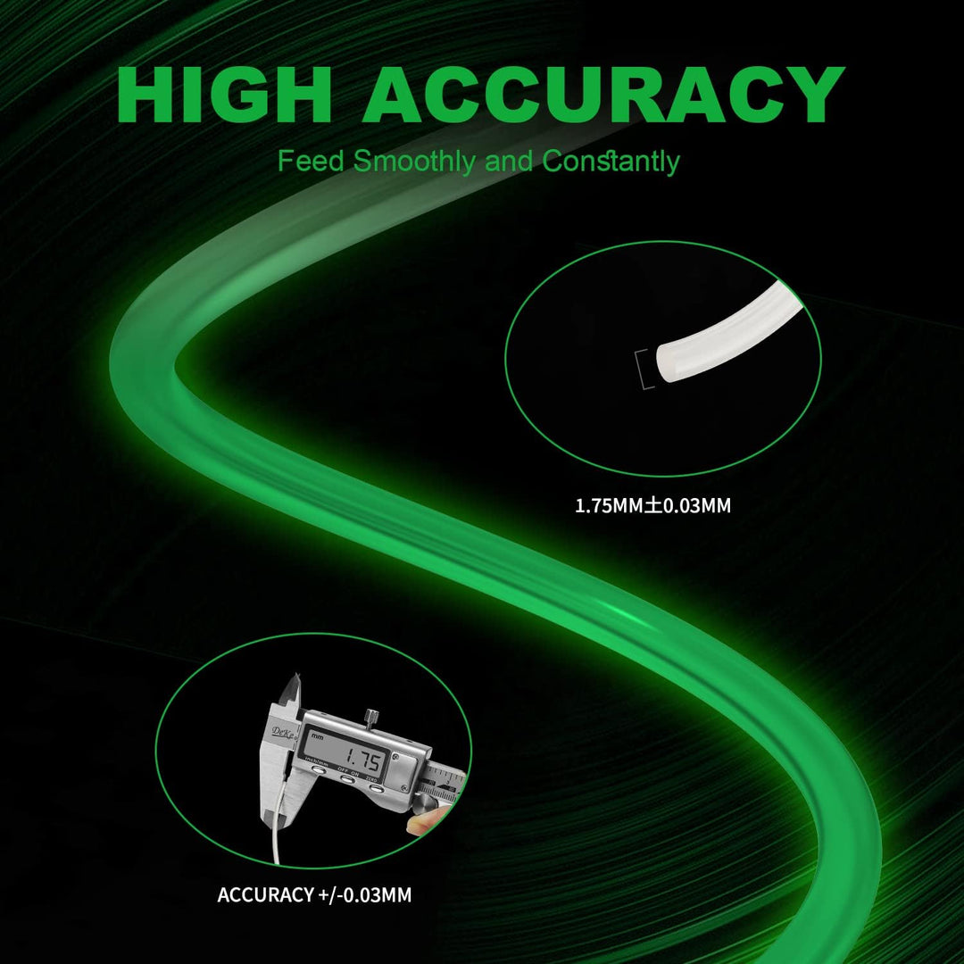 ERYONE PLA Filament for 3D Printer, 3D-Drucker-Filament, 1.75mm +/-0.03mm, Leuchtet PLA Filament, Gl