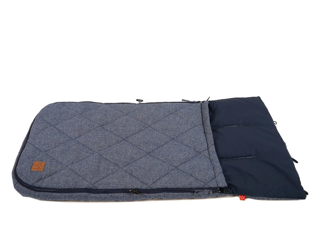 Kaiser Sommer Fusssack Nikko, navy melange, 89 x 40 cm, Navy Melange