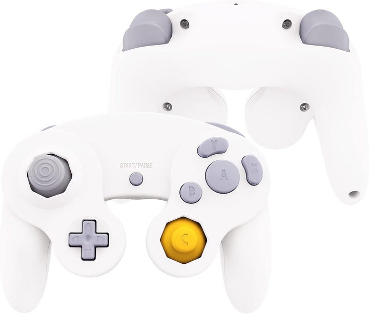 eXtremeRate Ersatz Grips Case Hülle kompatibel mit Nintendo Game Cube Controller, Griff Gehäuse &amp; D-