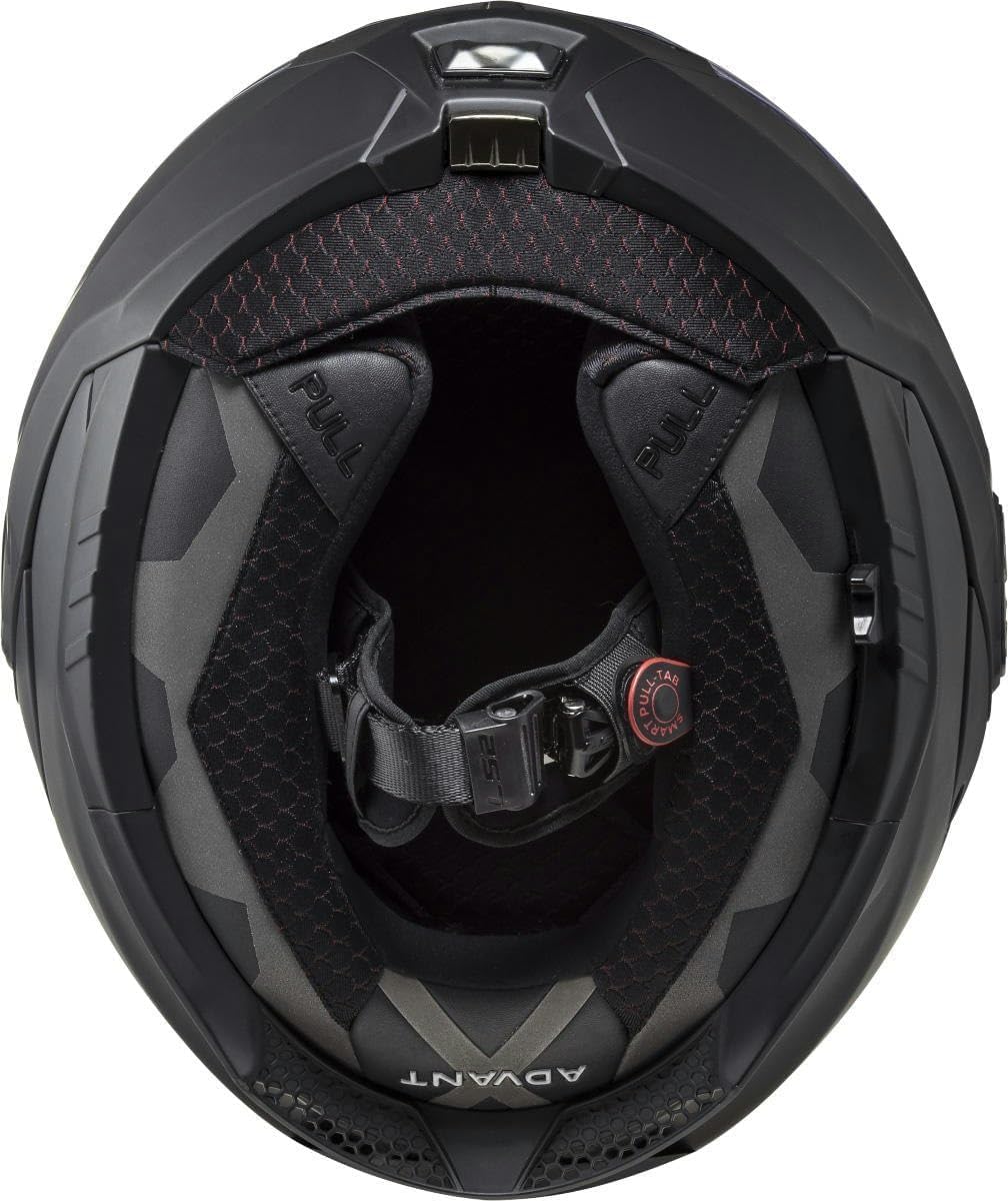 LS2, klapphelme motorrad ADVANT X solid mat black, XXL XXL solid mat black, XXL solid mat black