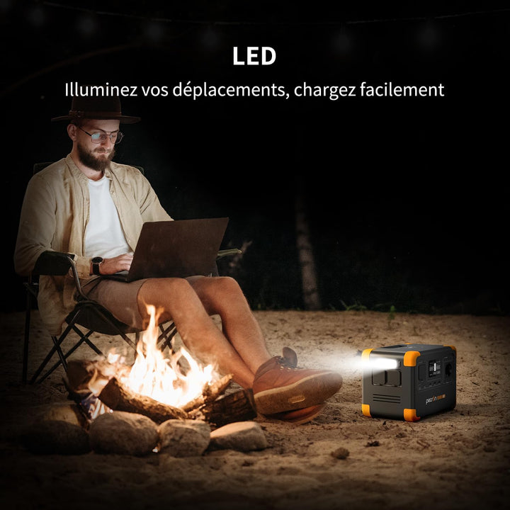 PECRON E500LFP Tragbare Powerstation, 600W/576Wh Solargenerator, LiFePO4-Batterie-Backup, Schnelllad