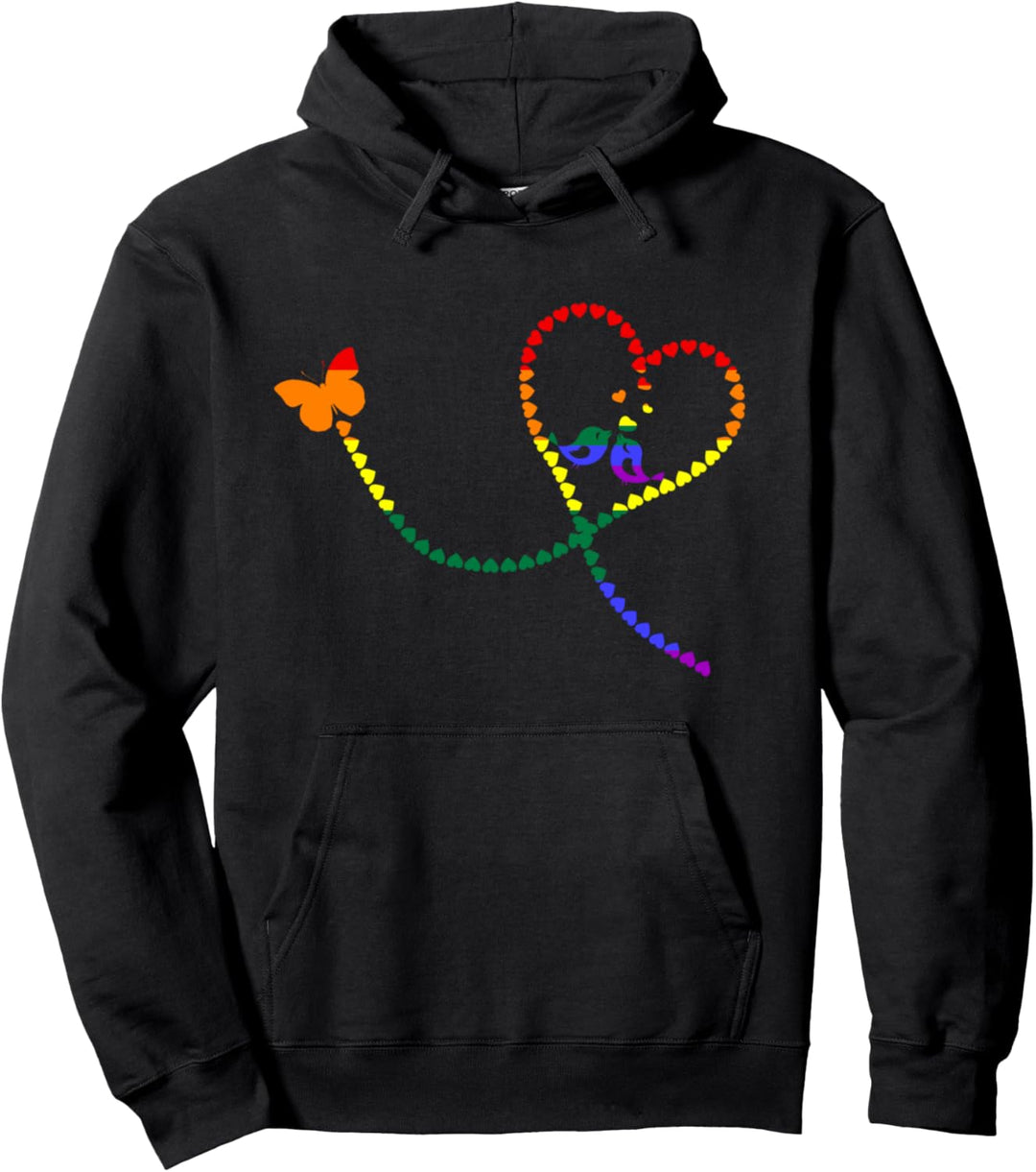 LGBT Gay Pride lesbisch schwule freie Liebe Pro Homo-Ehe Pullover Hoodie