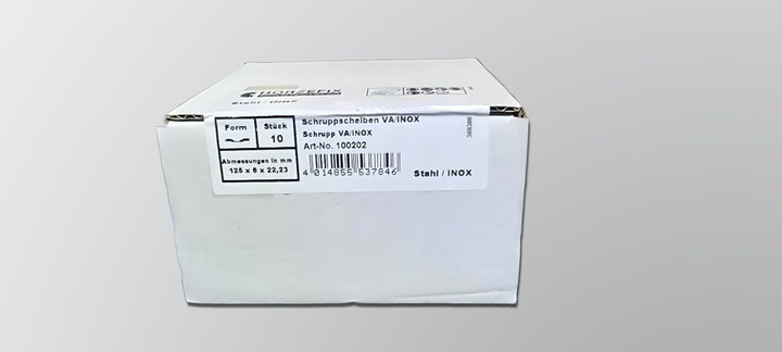 Schruppscheibe-Schleifscheiben VA/INOX 125 x 6,0 mm x 22,23 10 Stück Metall