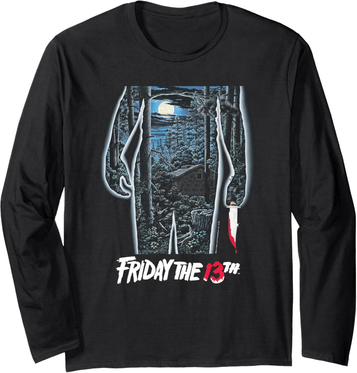 Friday the 13th Movie Poster Langarmshirt