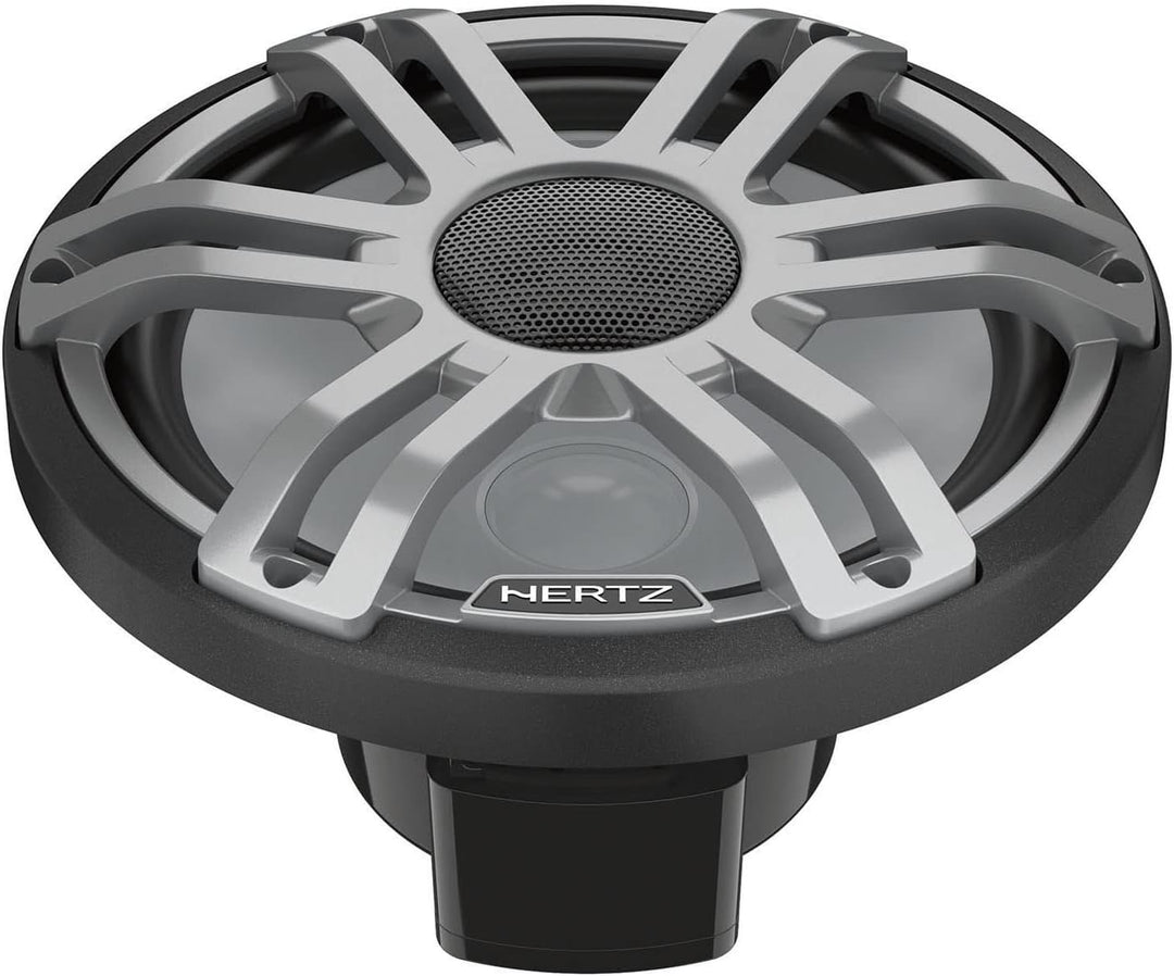 Hertz HMX 6.5 S-LD-G - 6.5" Marine Sport High Performance Koax Lautsprecher grau RGB LED, 2er Set