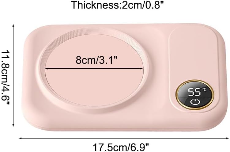 Kaffeetassenwärmer, 3 Temperatureinstellungen, Tassenwärmer, USB Kaffeewärmer, Untersetzer mit Autom