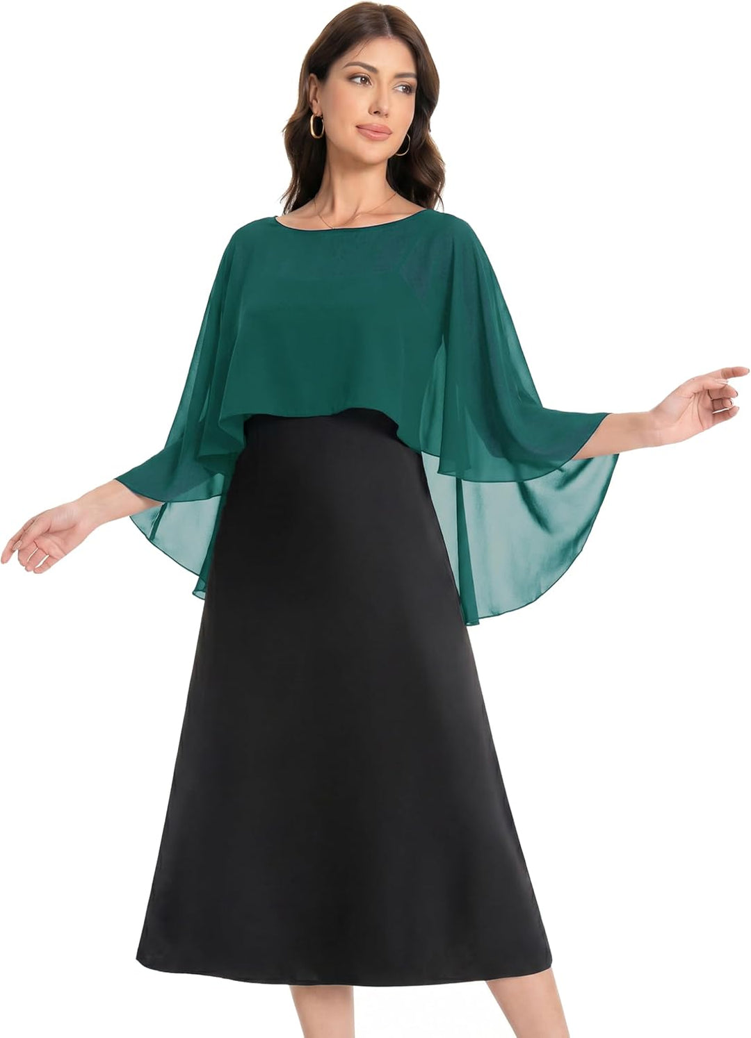 Baoqiya Damen 100 cm Einheitsgrösse Tealgreen, Einheitsgrösse Tealgreen