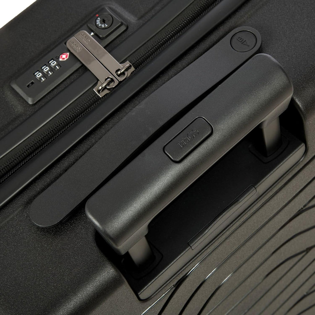 Brics by Ulisse - 4-Rollen-Trolley 65 cm erw. Black