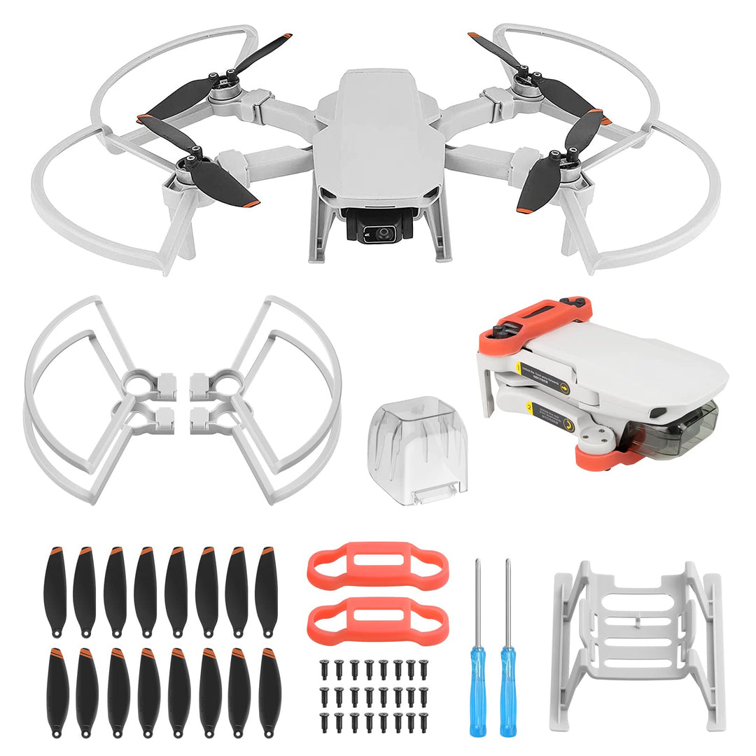 Propeller für DJI Mini 4K/2/SE/2 SE Drohnen Propellerschutz Landegestell Propellerhalterschutz Gimba