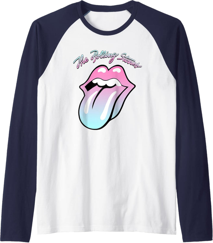 Offizielle Rolling Stones Gradient Zunge Raglan
