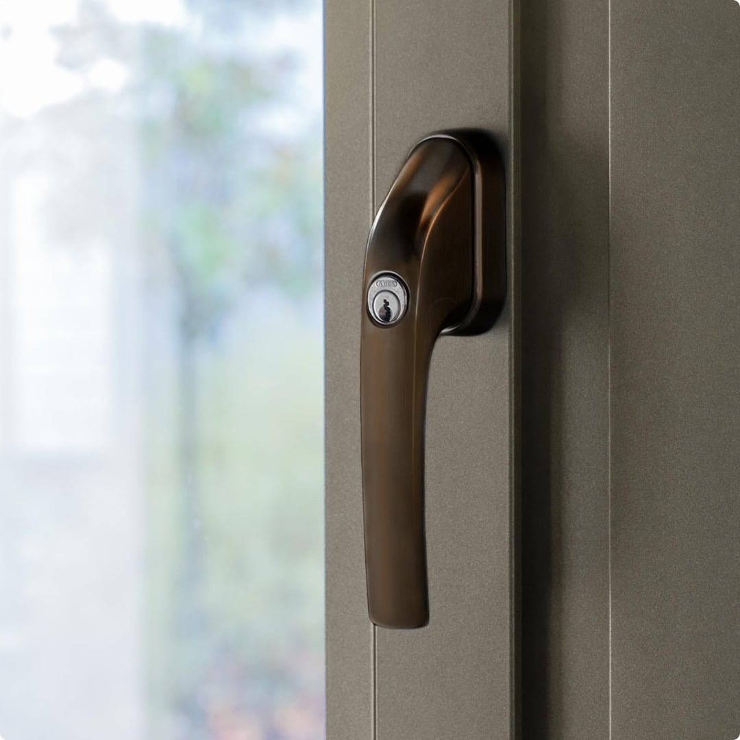 ABUS Fenstergriff abschliessbar FG300, gleichschliessend AL0145, braun, 37374 gleichschliessend / AL