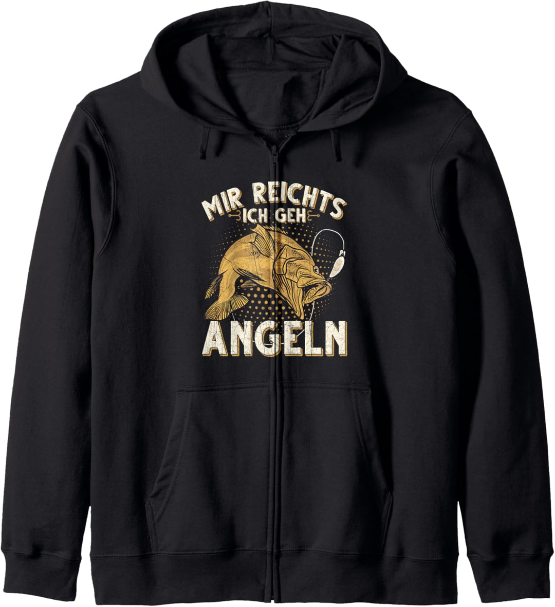 Mir Reichts Ich Geh Angeln Fischen Angler Kapuzenjacke