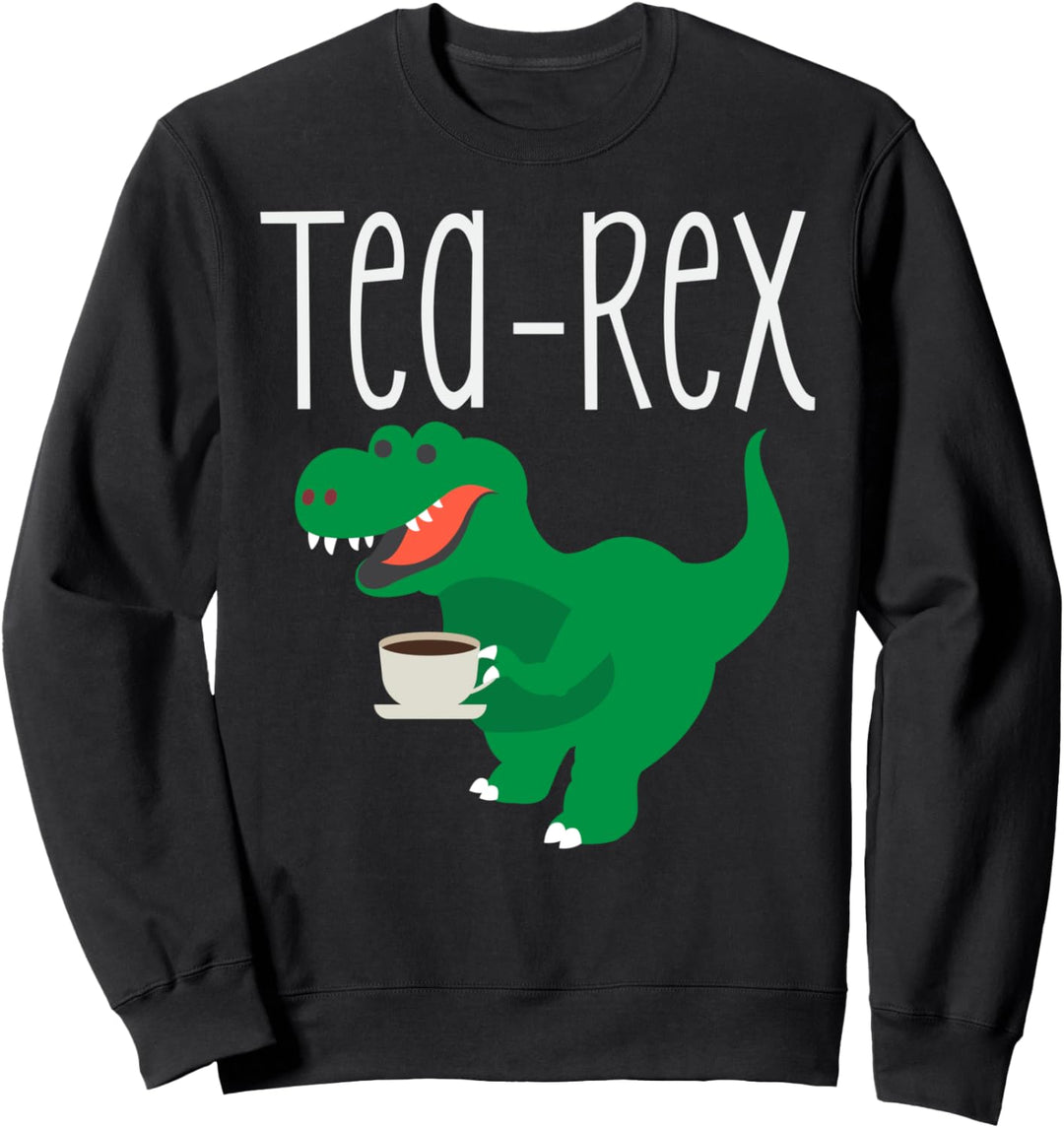 Teetrinker Tea-Rex Tee Rex T-Rex Dinosaurier Dino Kinder Sweatshirt