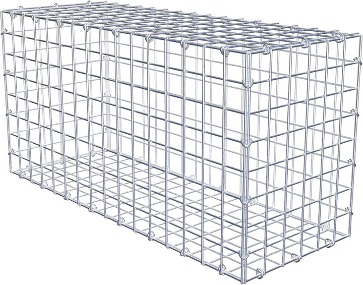 GABIONA Steinkorb-Gabione eckig, Maschenweite 5 x 5 cm, Tiefe 30 cm, Gabione 80 x 40 x 30 cm (L x H