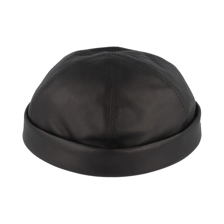 Bullani Docker-Cap | Docker-Mütze | Seemannsmütze aus 100% Leder – Made IN Germany – Bequem & Hautve