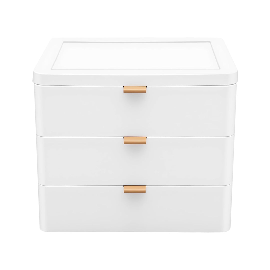 Schreibtisch-Aufbewahrungsbox Schubladenbox Schreibtisch-Organizer Aufbewahrungs-Organizer mit 3 Sch