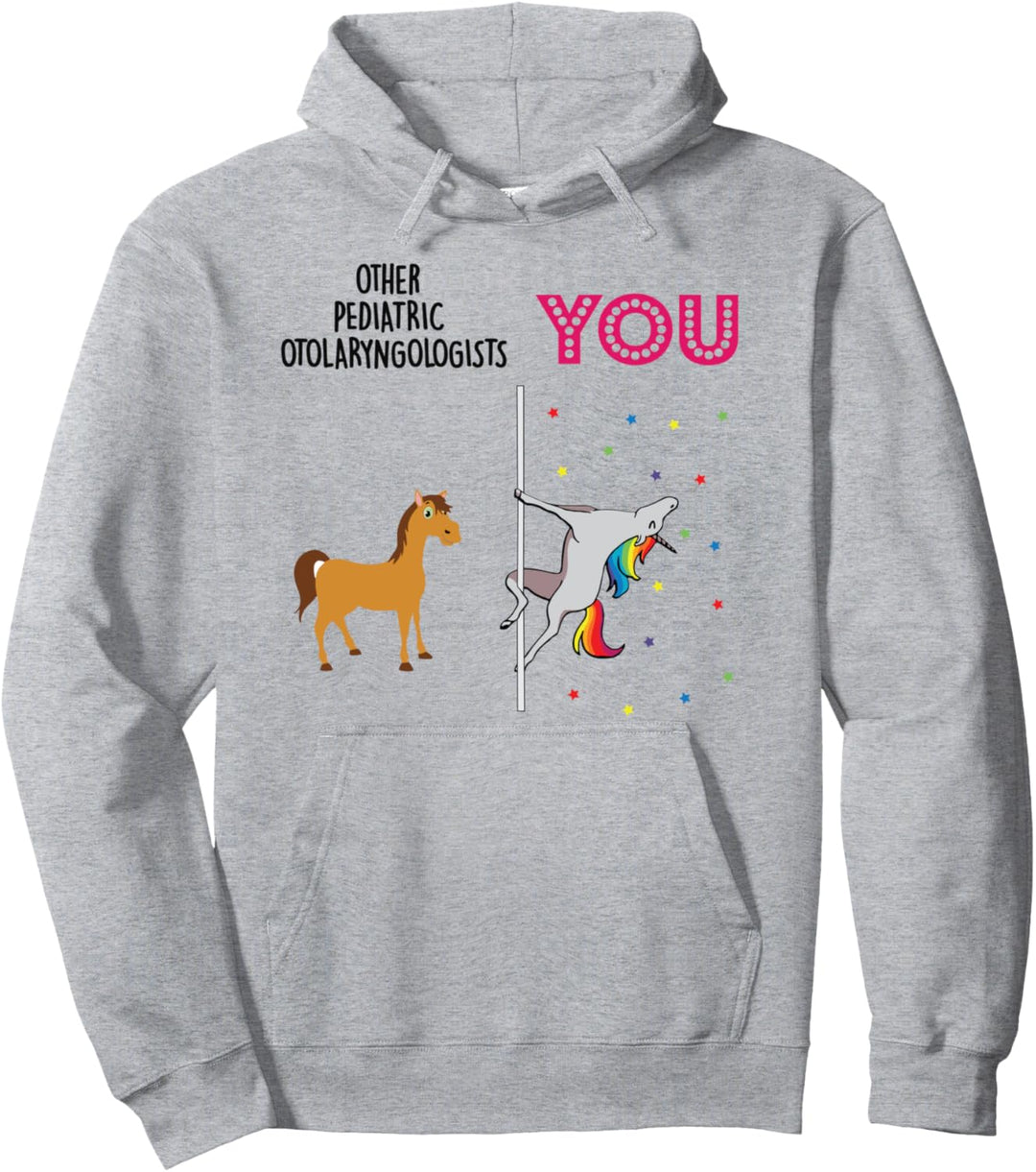 Pediatric Otolaryngologist Funny Unicorn Pullover Hoodie