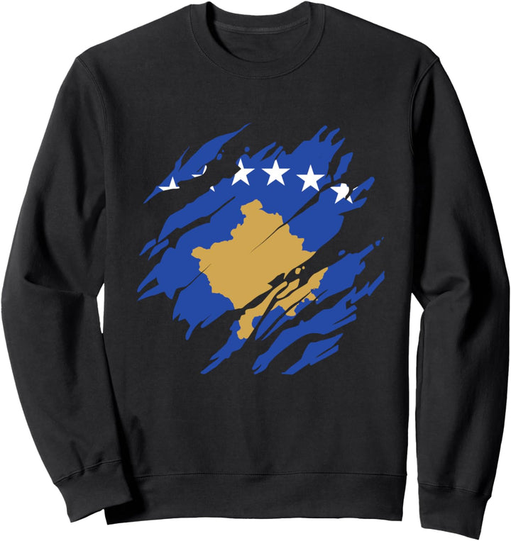 Kosovarische Flagge Kosovo Sweatshirt