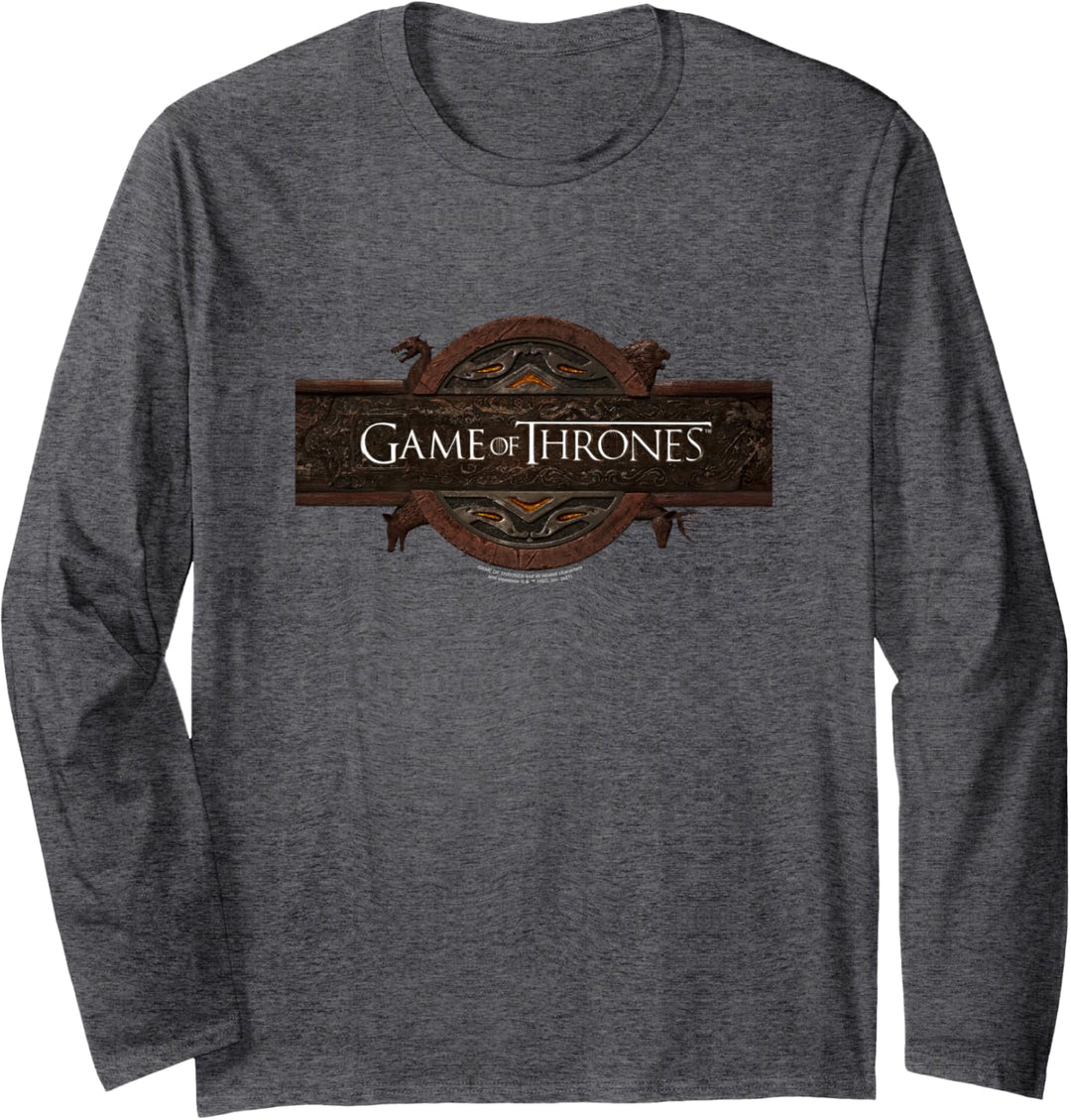 Game of Thrones Title Sequence Logo Langarmshirt