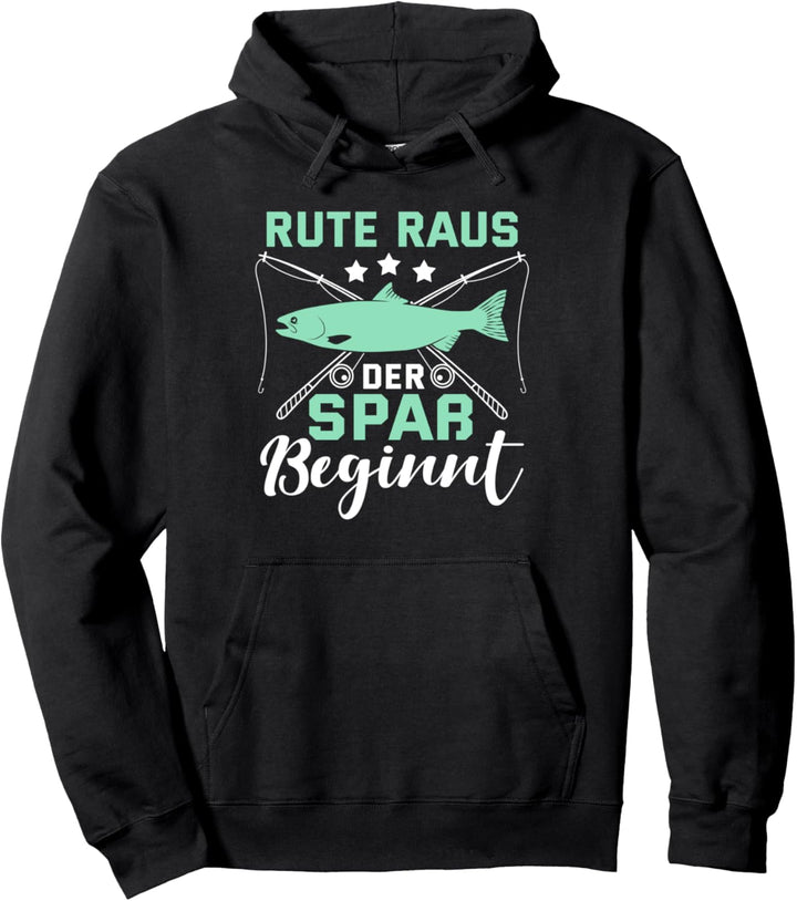Angler Fischer Fischerhut Angel - Lustige Angel Spruch Pullover Hoodie