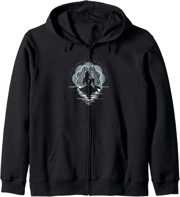 Disney The Little Mermaid Big Dreams Henna Pattern Sunset Kapuzenjacke