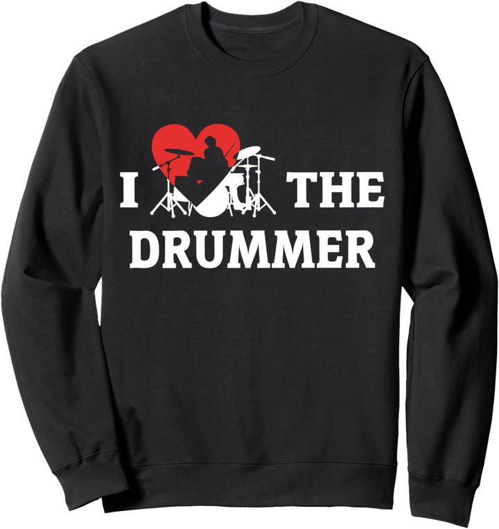 Schlagzeuger Ich Liebe Geschenk Musiker Drumming Sweatshirt