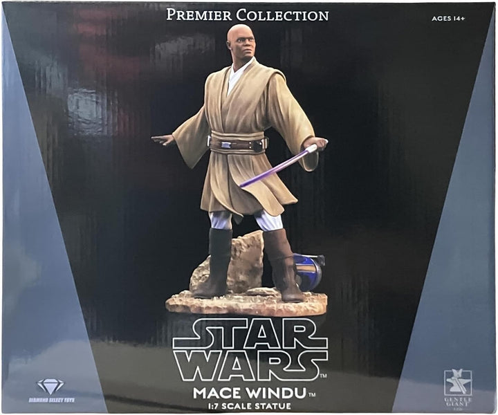 Diamond Select - Star Wars Premier Collection AOTC Mace Windu Statue