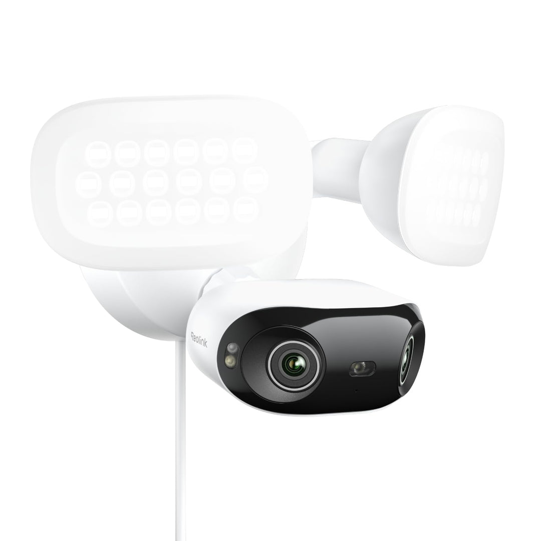 Reolink 16MP PoE Überwachungskamera Aussen mit 180° Dual-Objektiv, 2800 Lumen Beleuchtung, Vollfarb-