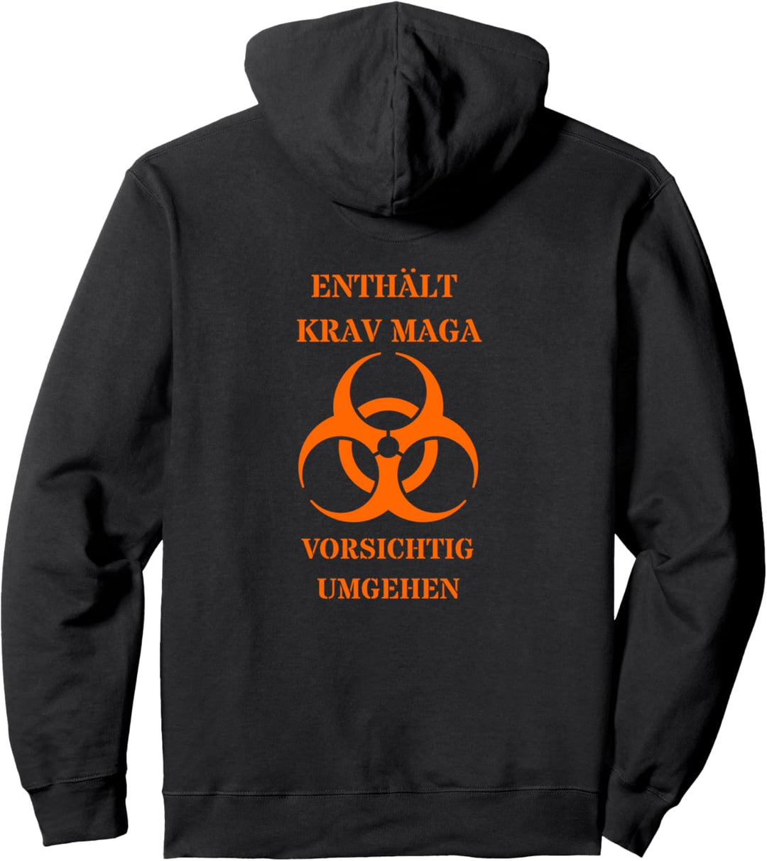 ENTHÄLT KRAV MAGA - VORSICHTIG UMGEHEN Pullover Hoodie