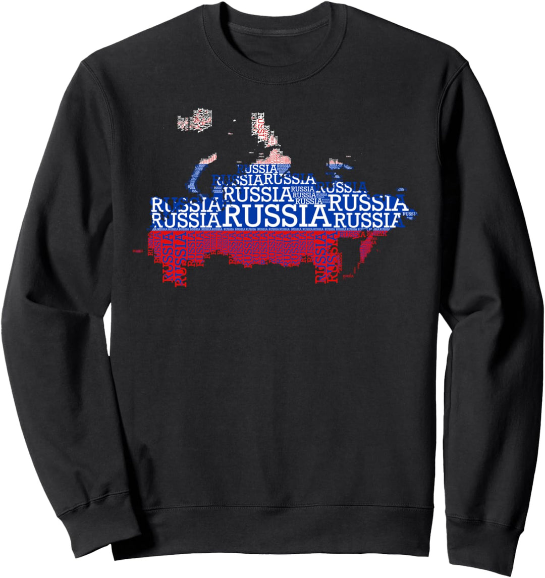 Russland Russsisch Fussball Europa Flagge Mannschaft 2021 Sweatshirt