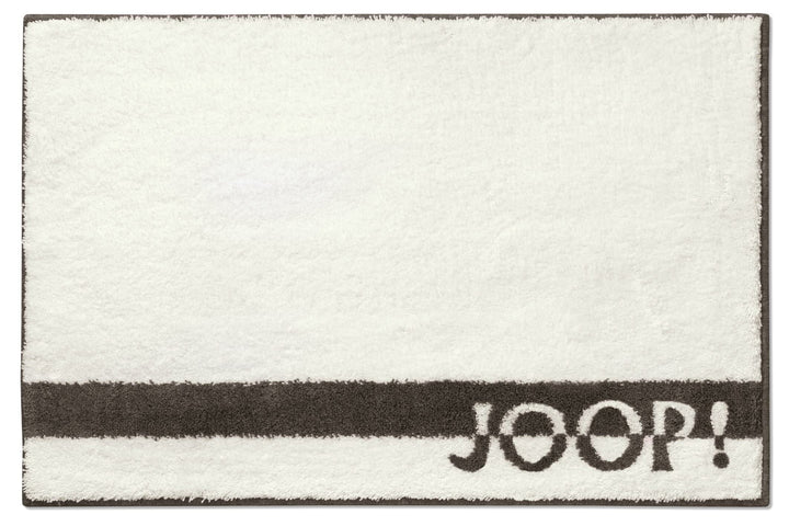 Joop! Badteppich Logo Stripes Farbe Creme Grösse 50 x 60 cm
