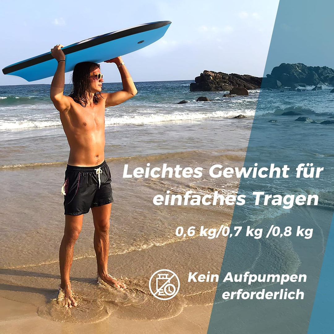 GOPLUS Bodyboard, Schwimmbrett Schwimmboard leicht tragbar für Strand, Meer, Surfboard, Sup-Board mi