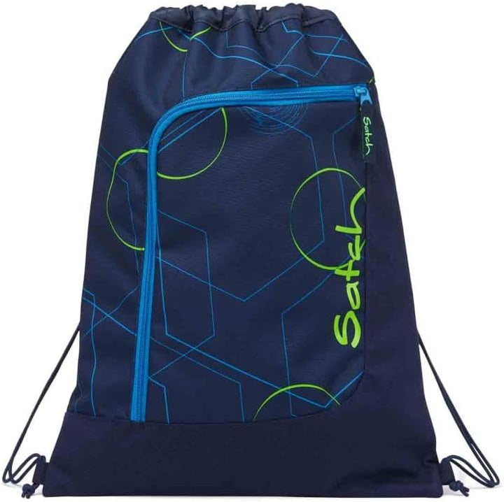 Satch Match Plus Schulrucksack Set 3tlg. inkl. Schlamperbox und Sportbeutel (Blue Tech), Blue Tech