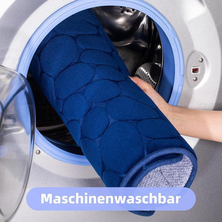 chakme Badematte Memoryschaum Badteppich Saugfähige Badvorleger Badezimmerteppich Duschmatte Deko Fu