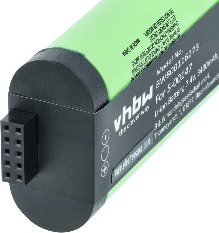 vhbw Akku Ersatz für Logitech 533-000116, 533-000138 für Lautsprecher Boxen Speaker (3400 mAh, 7,4 V