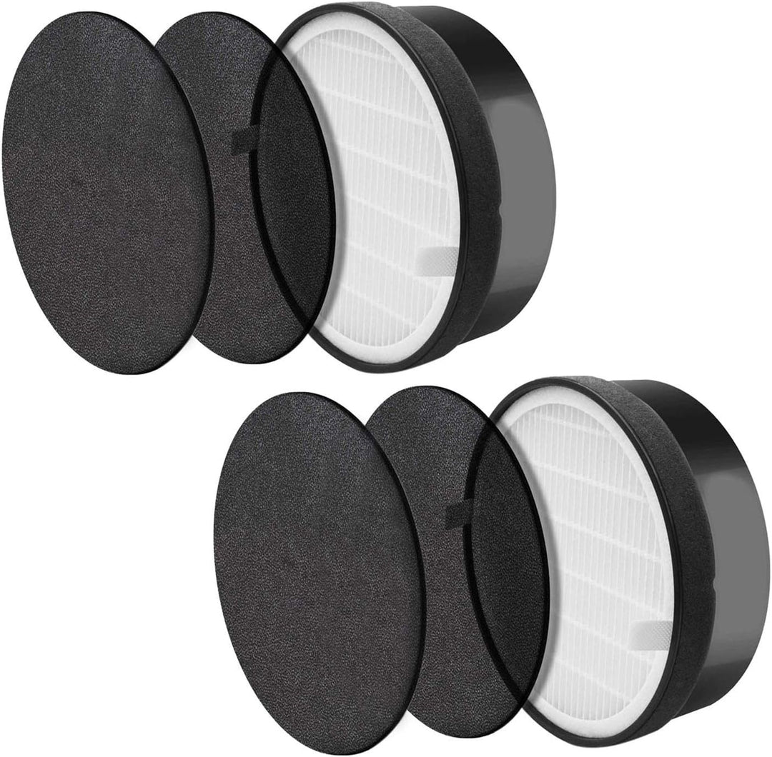 2er Pack LV-H132-RF Ersatzfilter Kompatibel mit Levoit LV-H132 Luftreiniger, H13 Echte HEPA Filter &