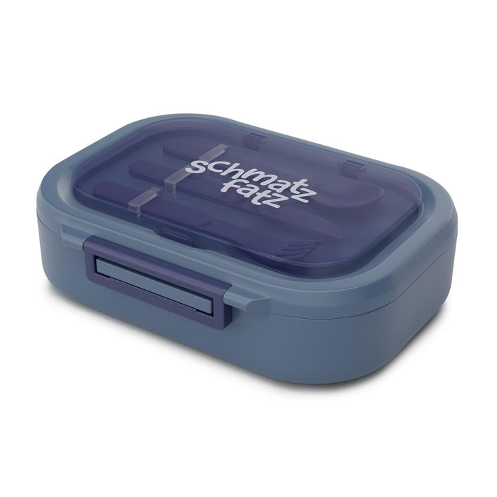 schmatzfatz Lunchbox, Unterteilte Brotdose für Erwachsene & Kinder, Lunchbox mit Fächern, Bento-Box
