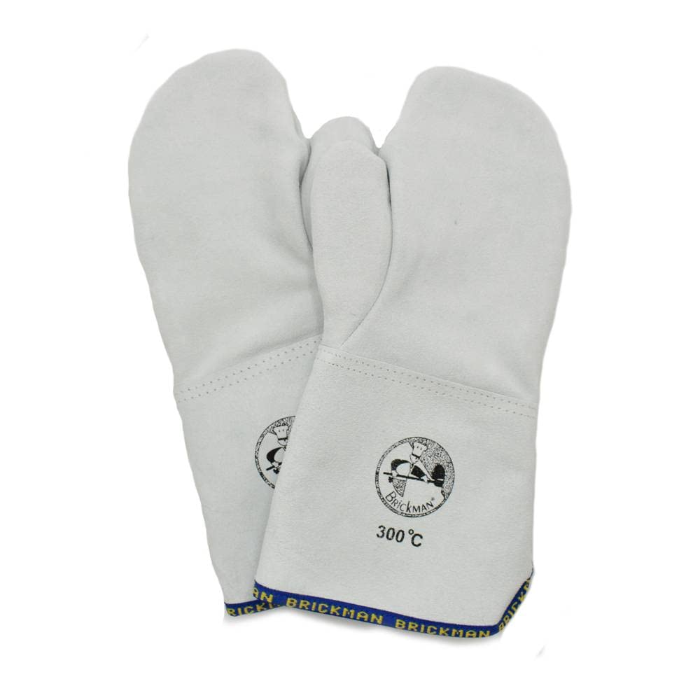 Topfhandschuhe Rotation Handgelenk-15 cm professionelle Leder von 300 °C