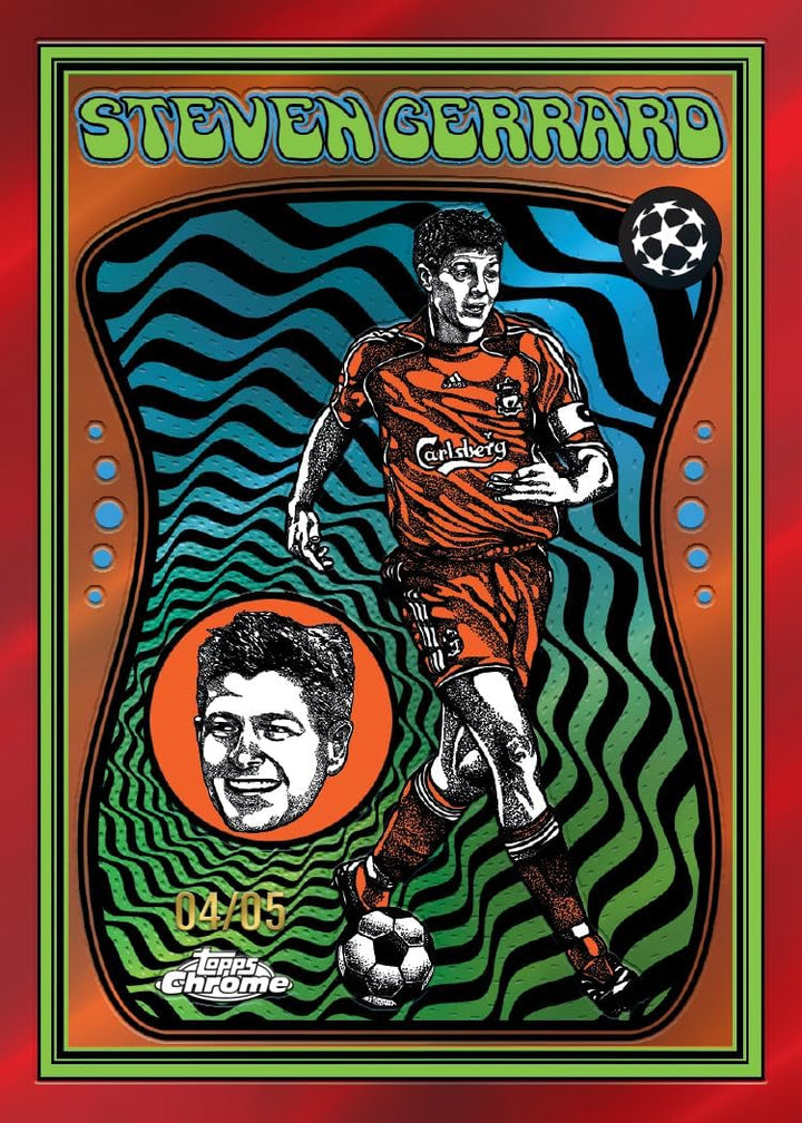Topps Chrome® UEFA Club Competitions 2025-26 - Value Box (enthält 7 Packungen pro Box, 4 Karten pro