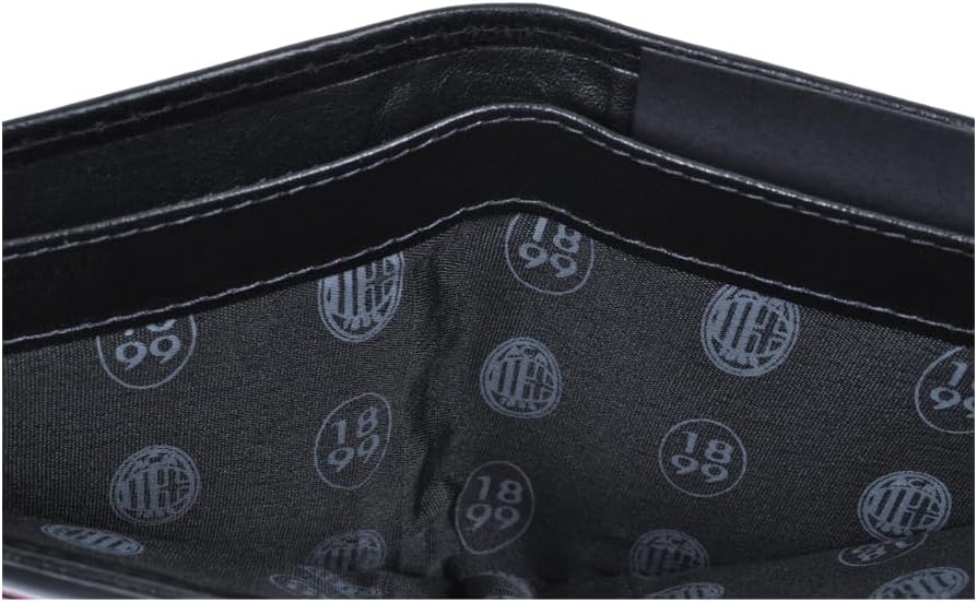 Ac Milan Unisex 143226 Reisezubehör-Brieftasche, Schwarz